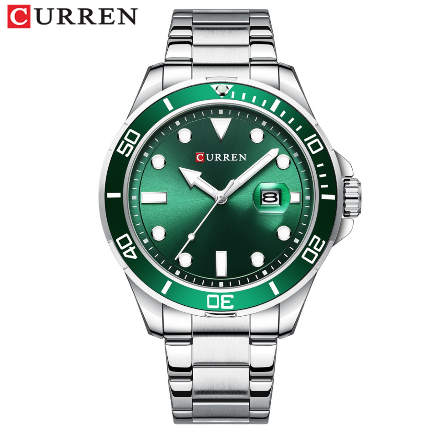 CURREN New Green Water Ghost S - огляд і ціна Luxury Watch Men