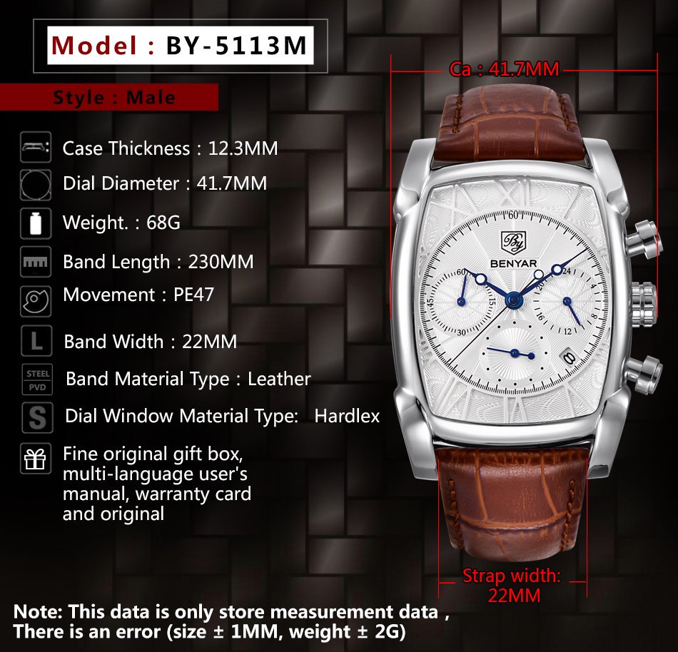 Relogio Masculino Mens Watches - огляд і ціна Luxury Watch German