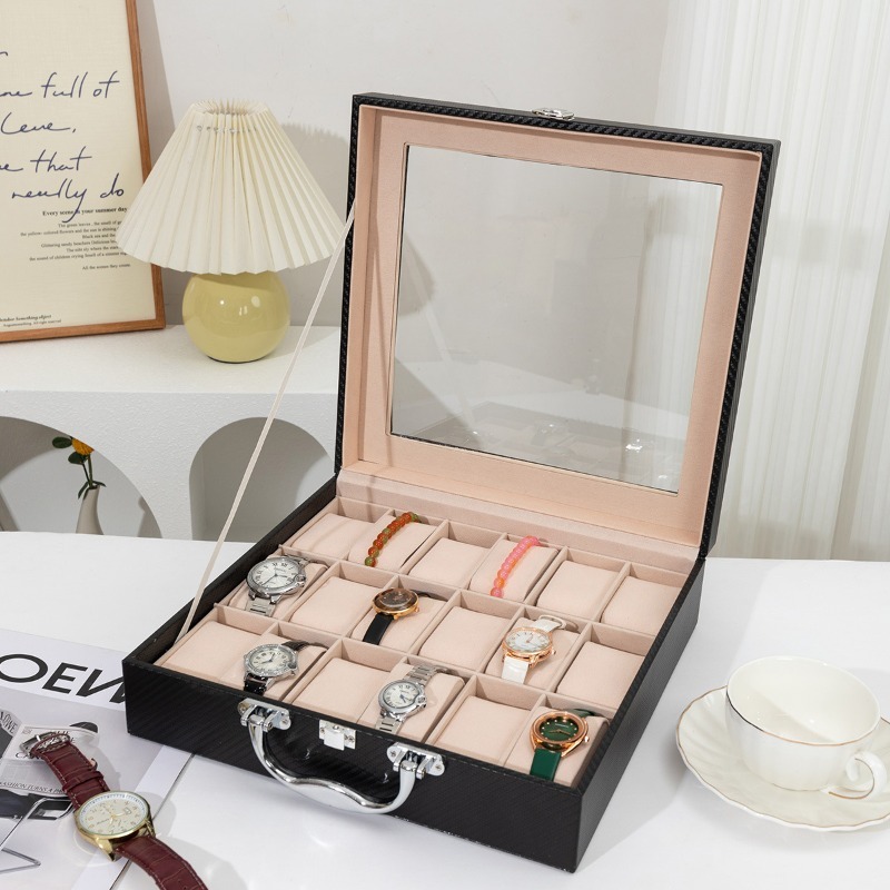 Retro Watch Storage Box Leathe - огляд і ціна Luxury Watch Collection Box