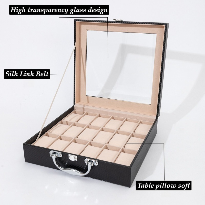 Retro Watch Storage Box Leathe - огляд і ціна Luxury Watch Collection Box