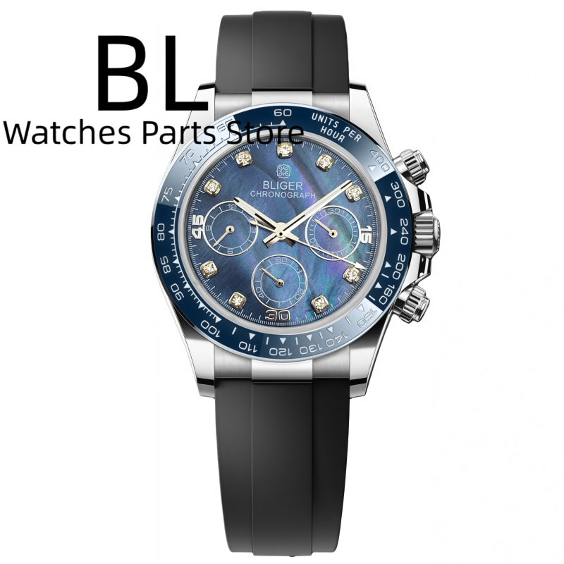 BLIGER 39mm Luxury VK63 Men's  - огляд і ціна Luxury Watch German
