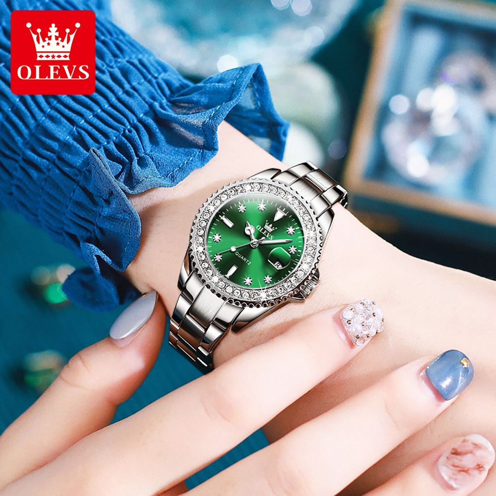 OLEVS Elegant Original Quartz  - огляд і ціна Luxury Watch With Leather Strap