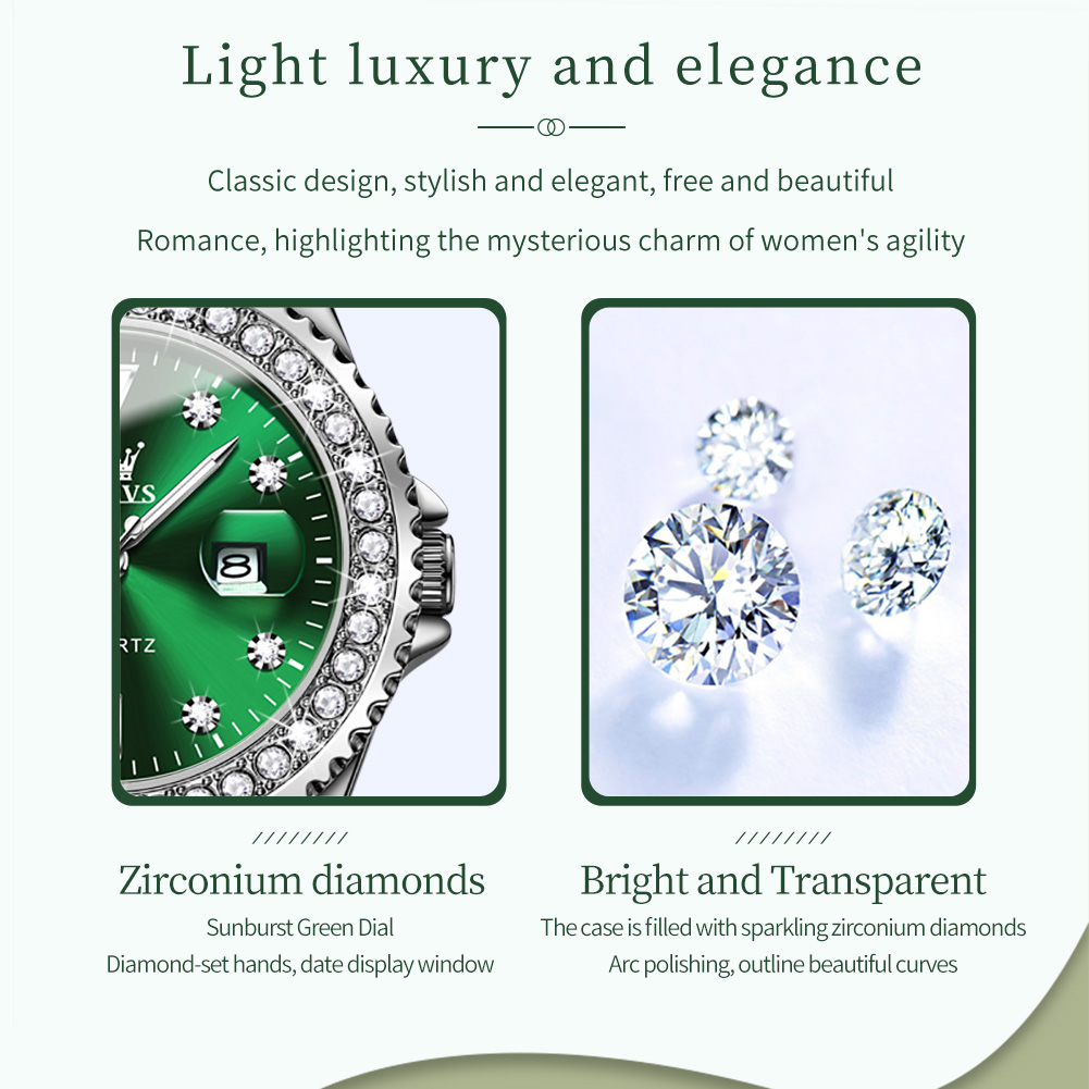OLEVS Elegant Original Quartz  - огляд і ціна Luxury Watch With Leather Strap