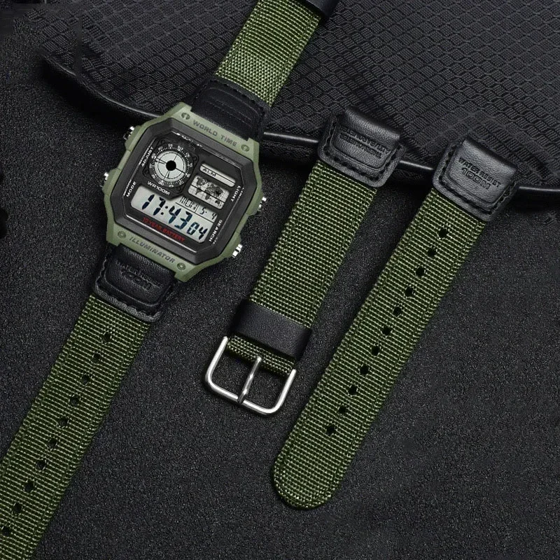 18mm Nylon Watch Strap for Cas - огляд і ціна Luxury Watch Casio