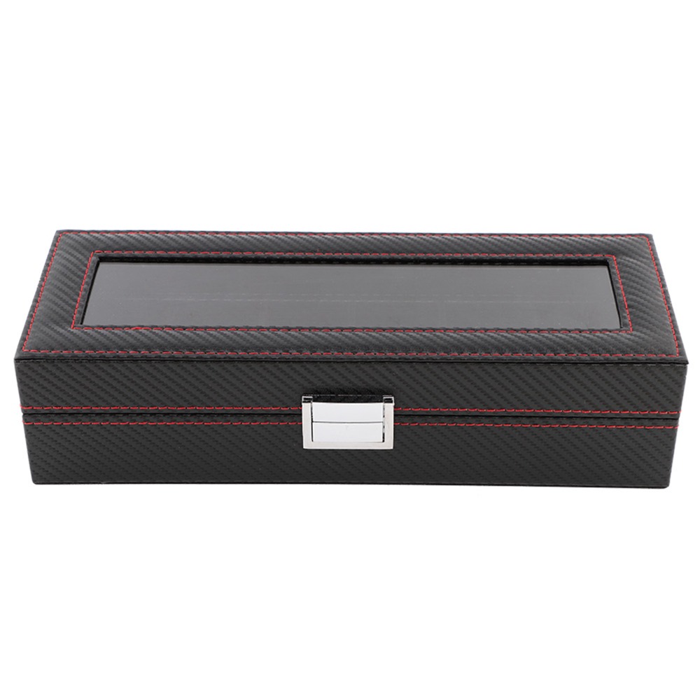 Dustproof Carbon Fiber Watch B - огляд і ціна Luxury Watch Collection Box
