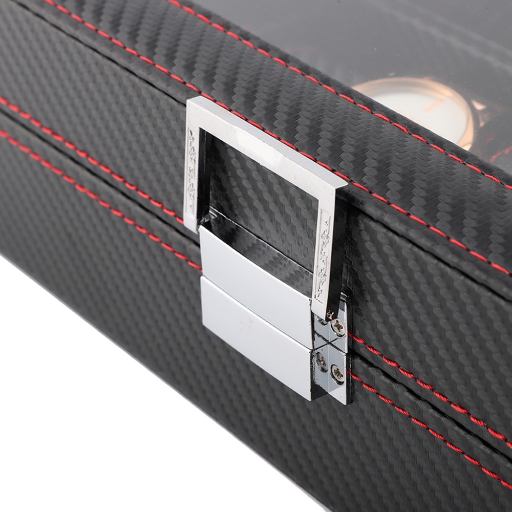 Dustproof Carbon Fiber Watch B - огляд і ціна Luxury Watch Collection Box