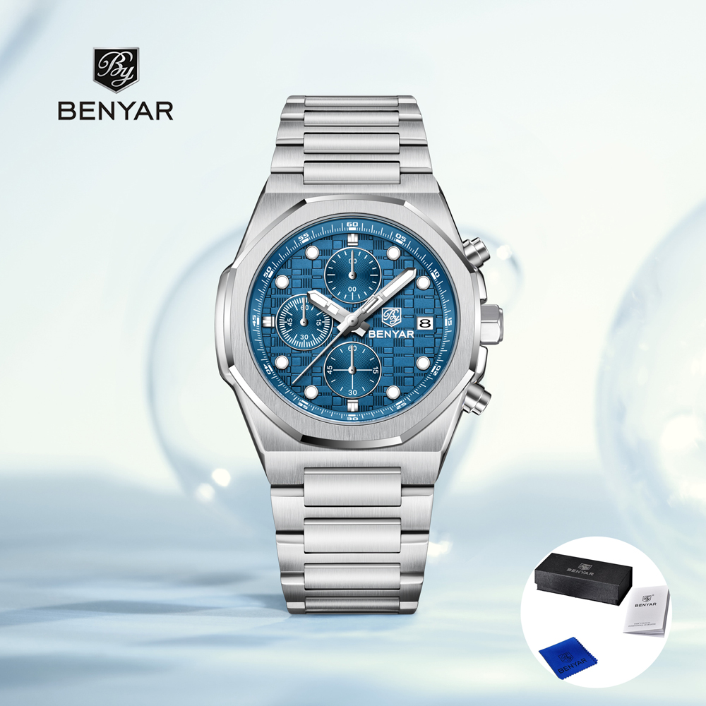 2025 New BENYAR Men's Watches  - огляд і ціна Luxury Watch Men