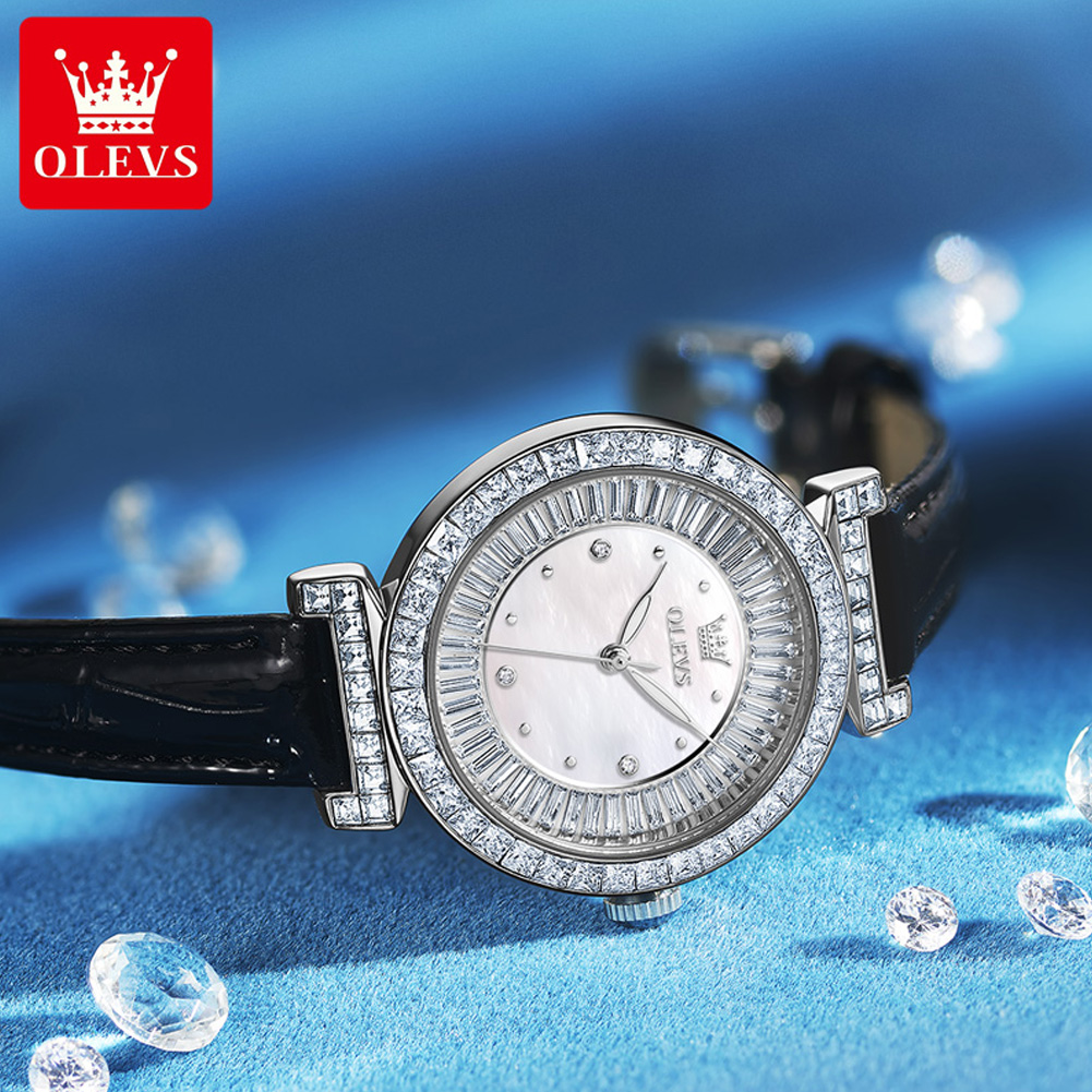 OLEVS 9983 Women's Watches Lig - огляд і ціна Luxury Watch With Leather Strap