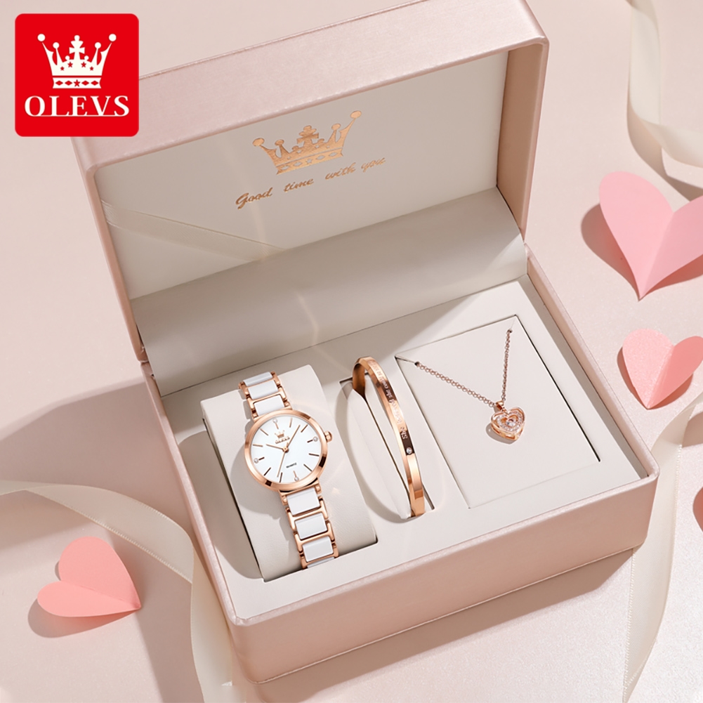 OLEVS Women Watch 5877 Luxury  - огляд і ціна Luxury Watch Straps