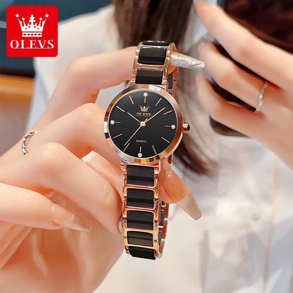 OLEVS Women Watch 5877 Luxury  - огляд і ціна Luxury Watch Straps