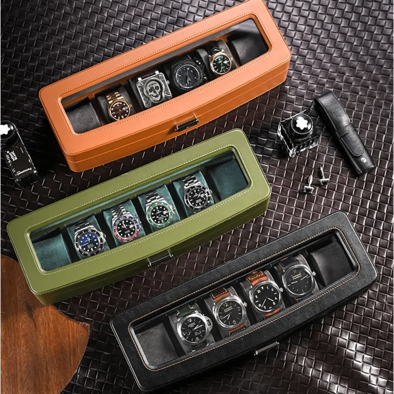 Light Luxury Leather Watch Org - огляд і ціна Luxury Watch Collection Box