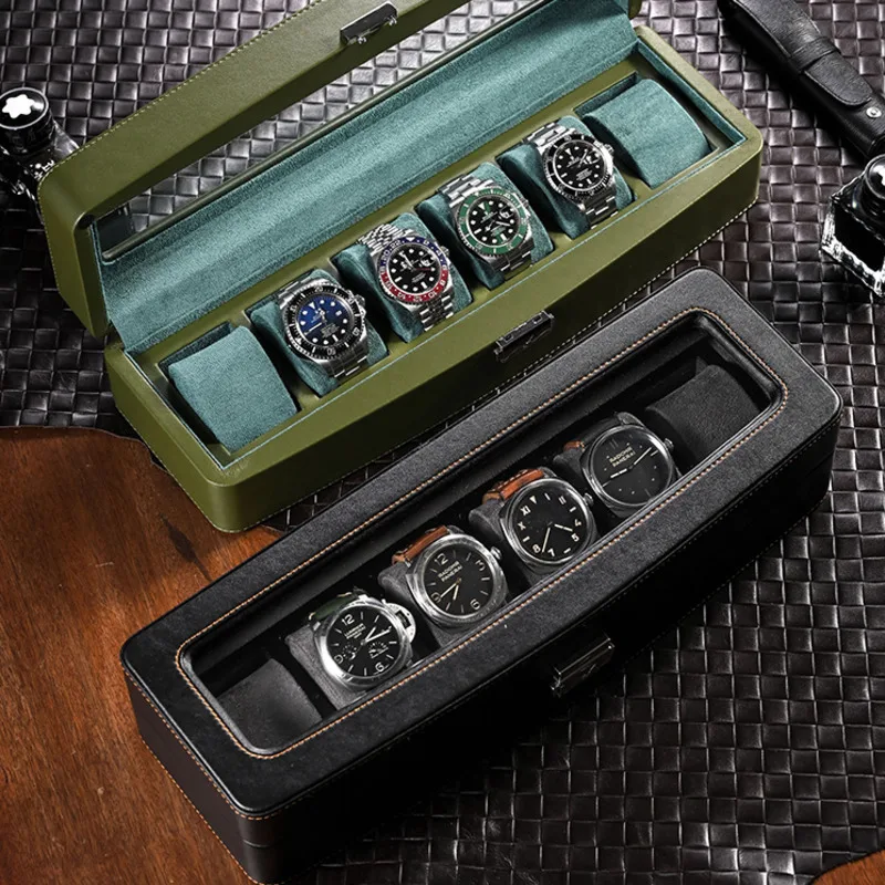Light Luxury Leather Watch Org - огляд і ціна Luxury Watch Collection Box