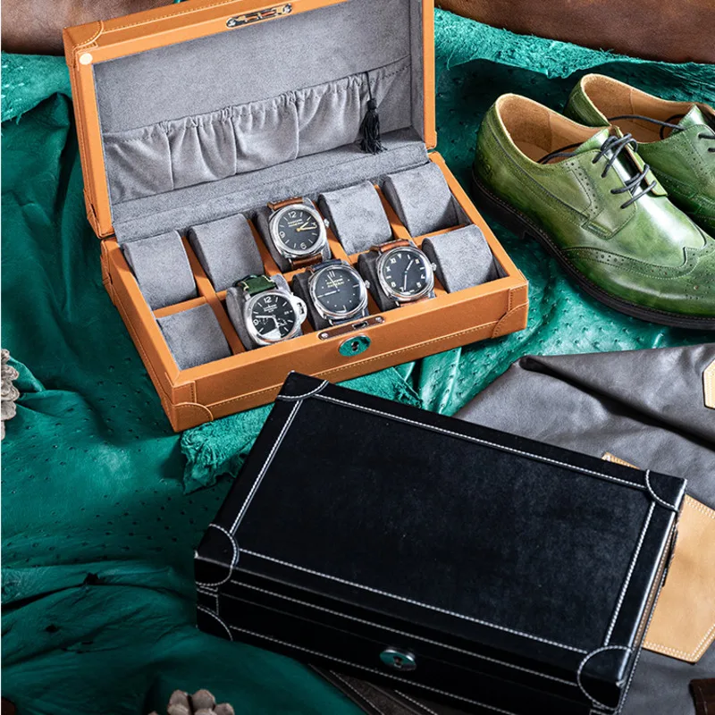 Light Luxury Leather Watch Org - огляд і ціна Luxury Watch Collection Box