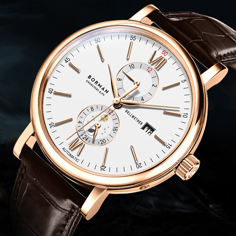 BORMAN Seagull Men's Automatic - огляд і ціна Luxury Watch German