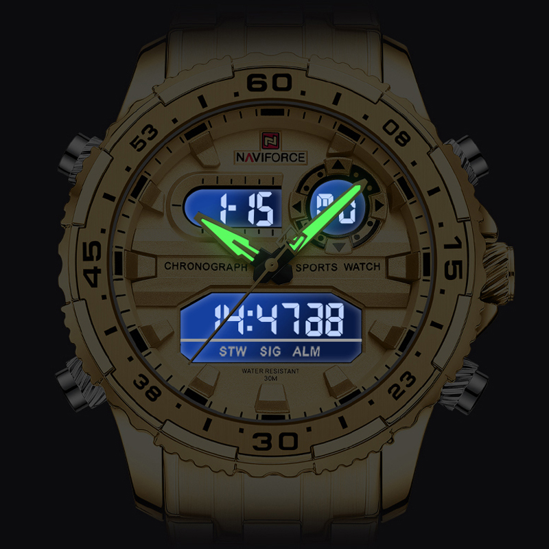 NAVIFORCE Man's Quartz Watches - огляд і ціна Luxury Watch Trading