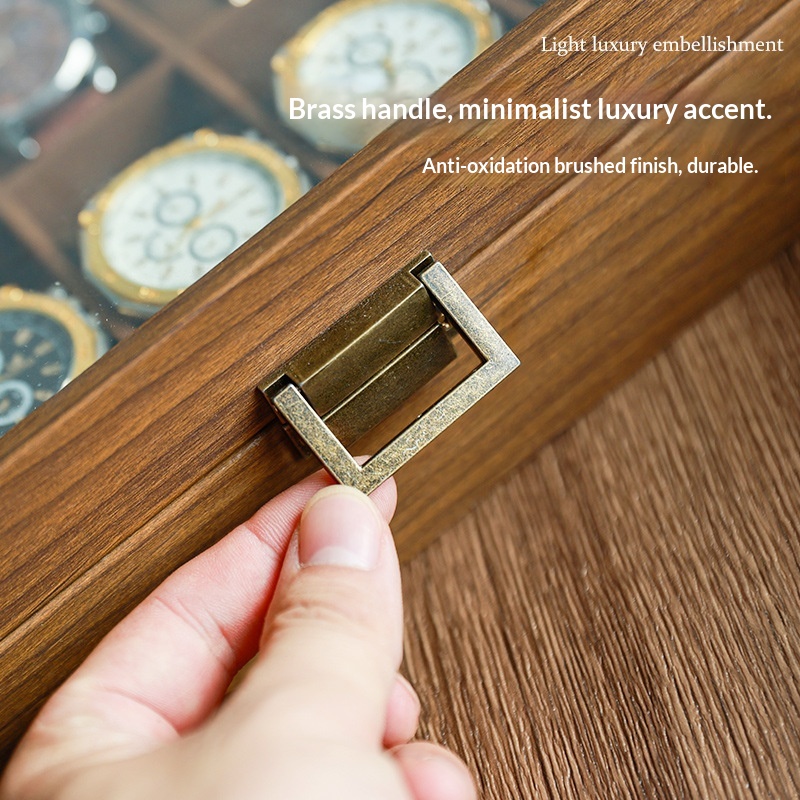 Black Walnut Wood Grain Watch  - огляд і ціна Luxury Watch Collection Box