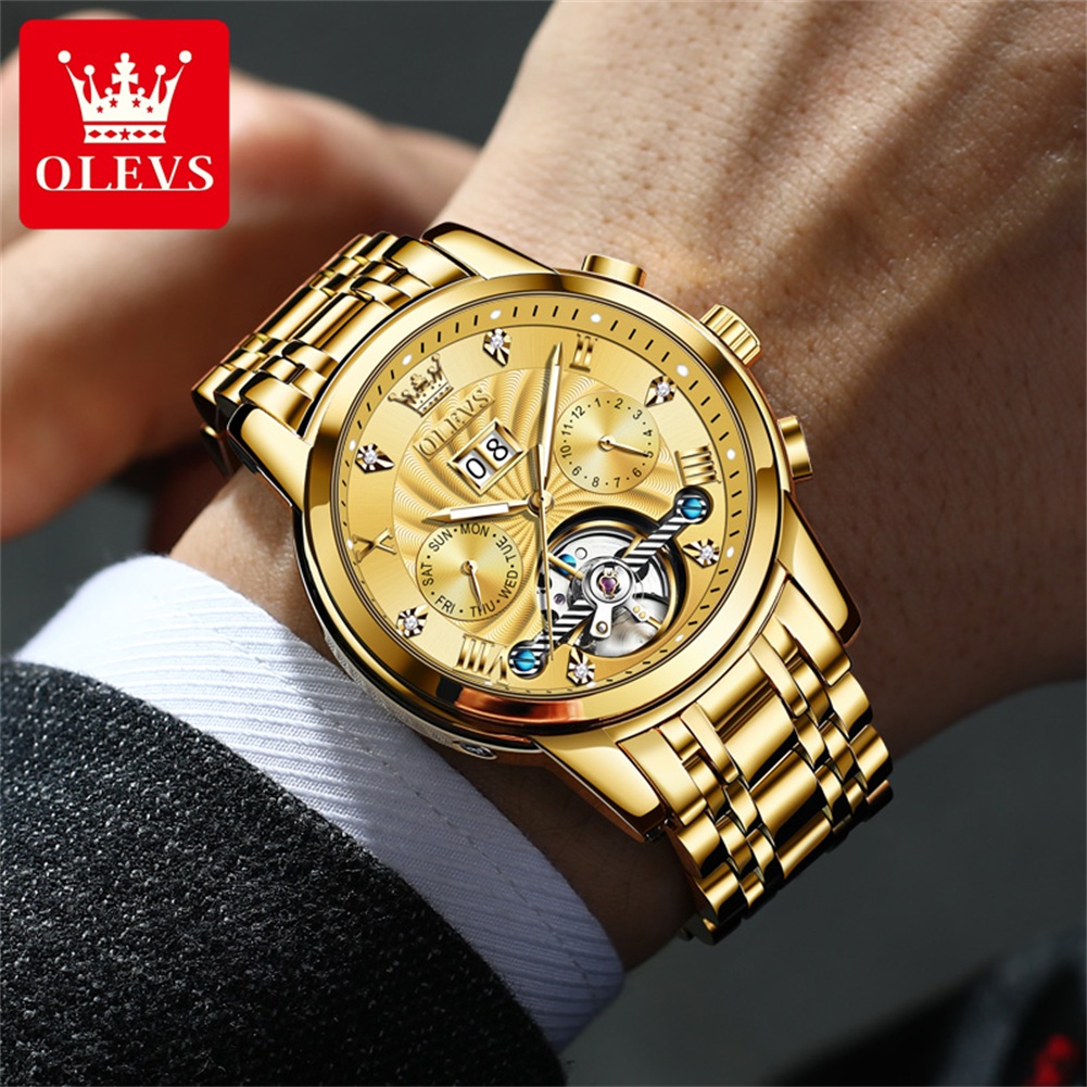 OLEVS 9910 Brand original auth - огляд і ціна Luxury Watch Collection Box
