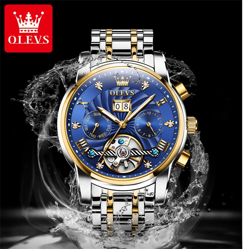 OLEVS 9910 Brand original auth - огляд і ціна Luxury Watch Collection Box