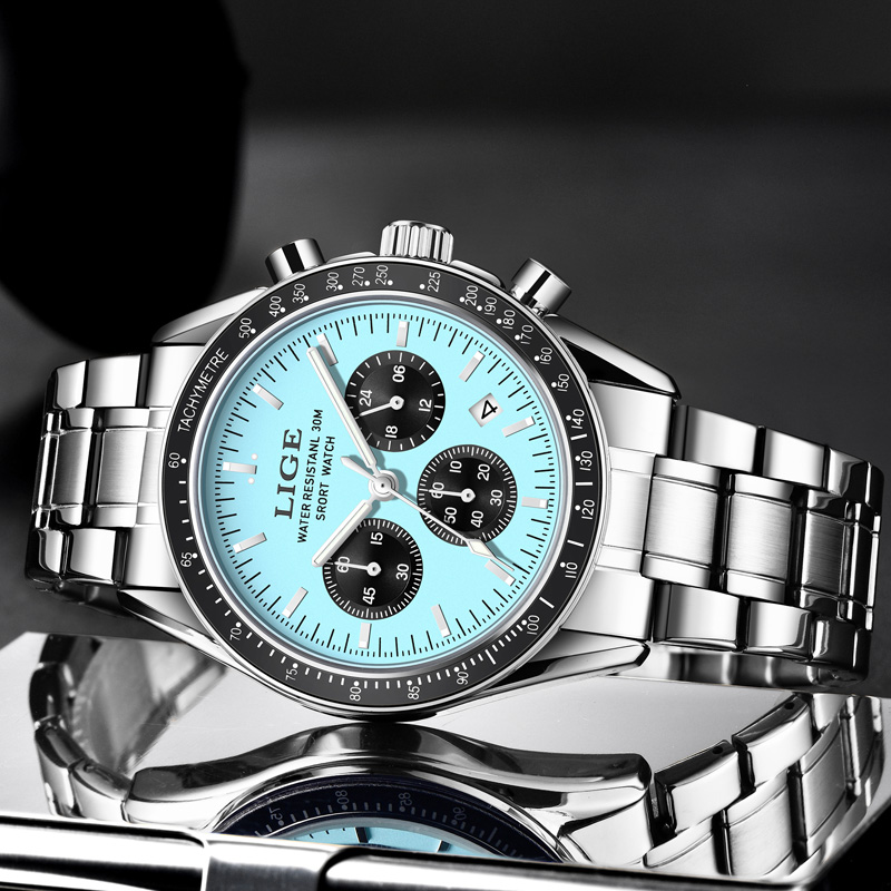 LIGE Top Brand Luxury New Men  - огляд і ціна Luxury Watch Collection Box