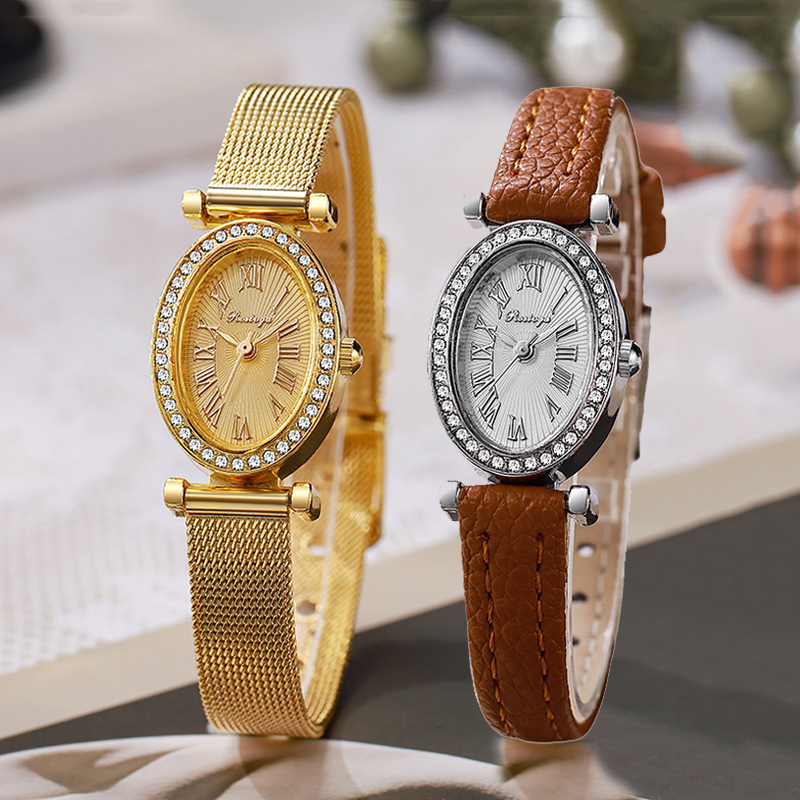 Luxury Watch Women Fashion Ova - огляд і ціна Luxury Watch With Leather Strap