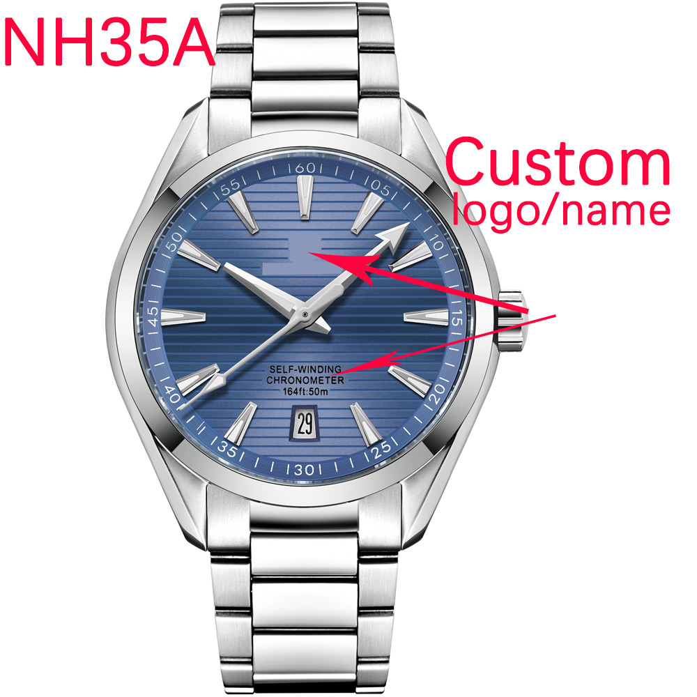 Luxury NH35 Movt Custom Logo 4 - огляд і ціна Luxury Watch Straps