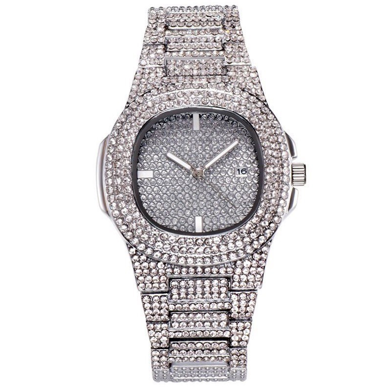 New Fashionable Full Diamond M - огляд і ціна Luxury Watch Trading