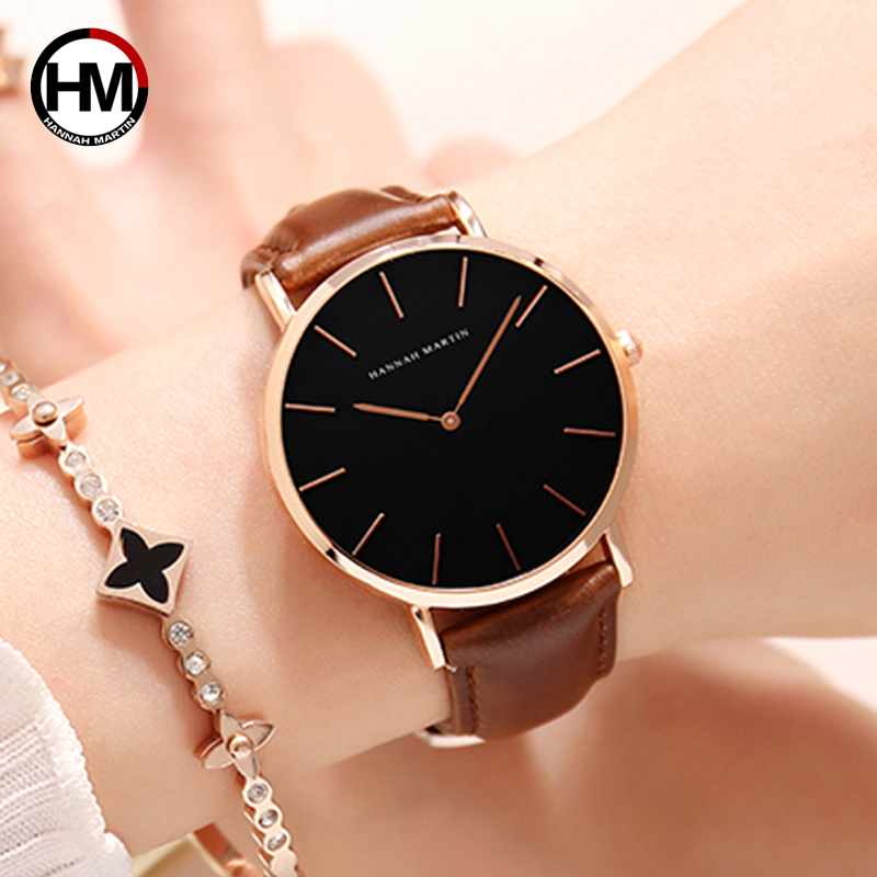Hannah Martin Hot New Ms Fashi - огляд і ціна Luxury Watch With Leather Strap