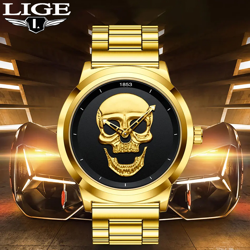 LIGE Top Luxury Brand  Quartz  - огляд і ціна Luxury Watch Collection Box